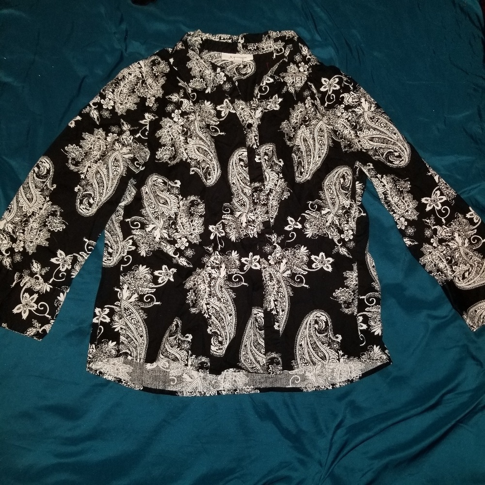 Bandana Print Button Down